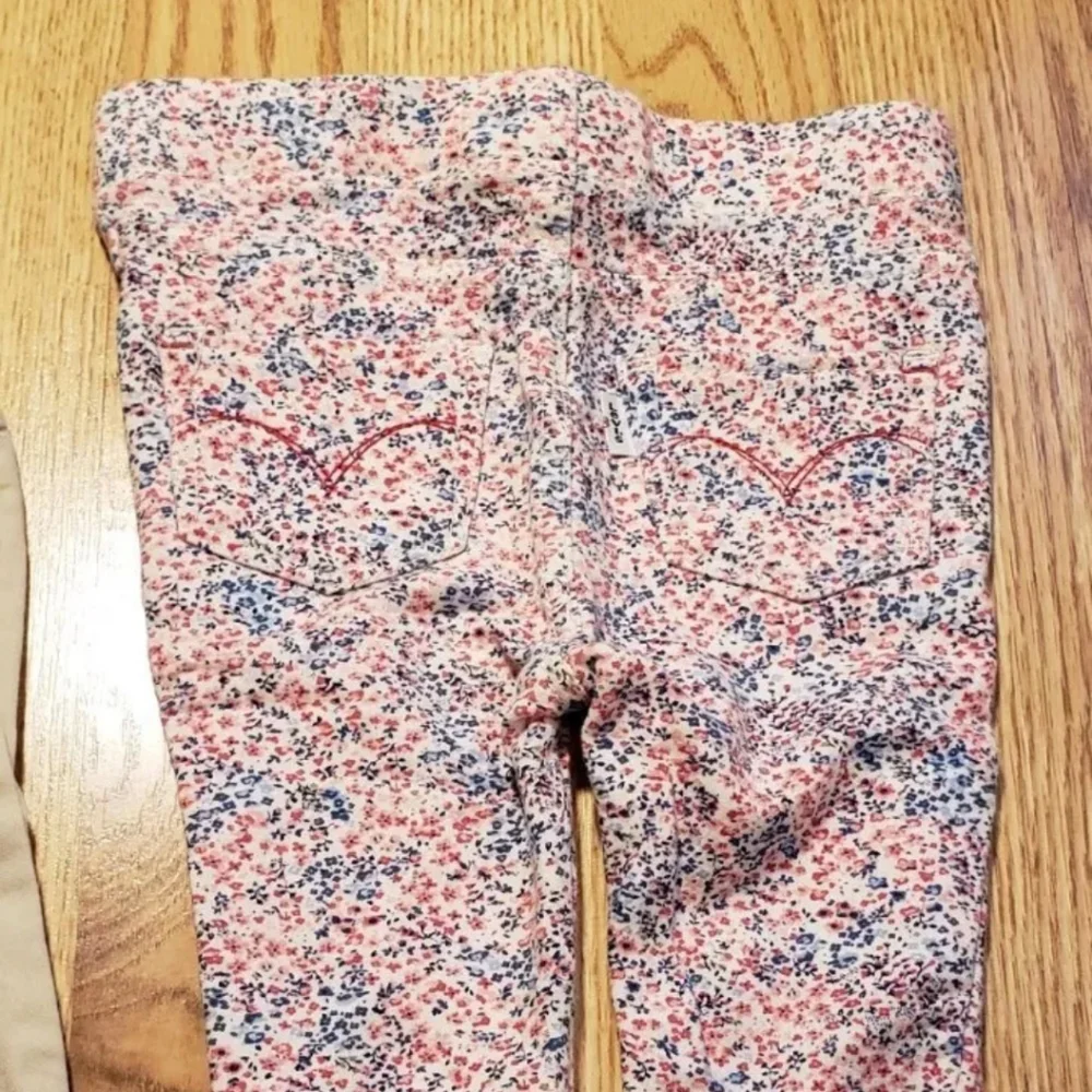 Ralph Lauren & Levi's Baby Girls Pants Size: 6 Months Lot of 2